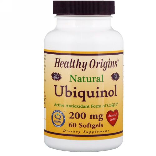 Healthy Origins, Ubiquinol, Kaneka Q+, 200 mg, 60 Softgels (Discontinued Item)