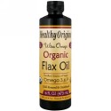 Healthy Origins, オーガニック・フラックスオイル、ウルトラオメガ、16 液量オンス (473 ml) (Discontinued Item)