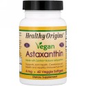 Healthy Origins, ヴィーガン・アスタキサンチン、4 mg、60ベジソフトジェル (Discontinued Item)