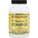 Healthy Origins, ベジタリアンビタミンD3、5,000IU、ベジゲル360個 (Discontinued Item)