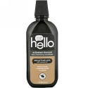 Hello, 活性炭、エクストラフレッシュ・マウスウォッシュ、ナチュラルフレッシュミント、473ml（16 fl oz）