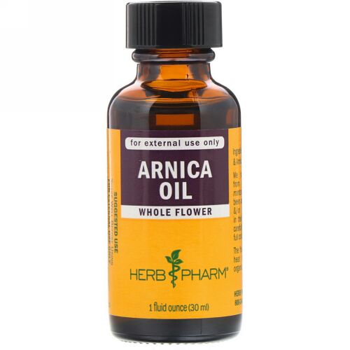 Herb Pharm, アルニカオイル（Arnica Oil）, 1液量オンス（30 ml）