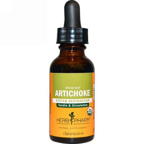 Herb Pharm, チョウセンアザミ, 葉まるごと, 1液量オンス（30 ml）