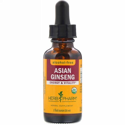 Herb Pharm, オタネニンジン（高麗人参）, アルコールフリー, 1液量オンス（30 ml）