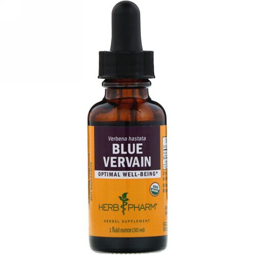 Herb Pharm, ブルーバーベイン、1 fl oz (30 ml)