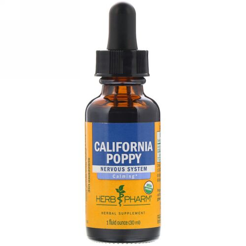 Herb Pharm, カリフォルニアポピー、1 fl oz (29.6 ml)