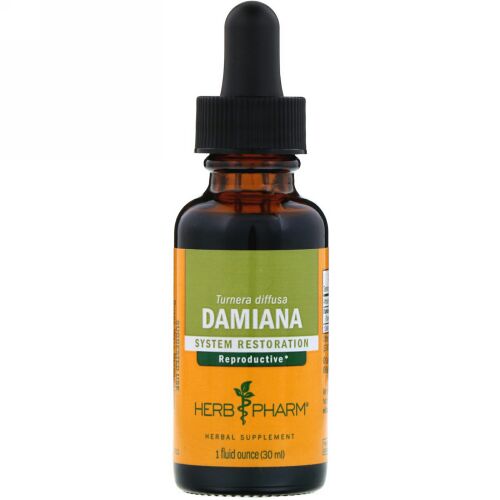 Herb Pharm, ダミアナ（Damiana）, 1液量オンス（30 ml）