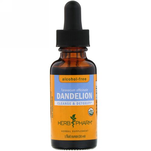 Herb Pharm, ダンデライオン、アルコールなし、1 fl oz (30 ml) (Discontinued Item)