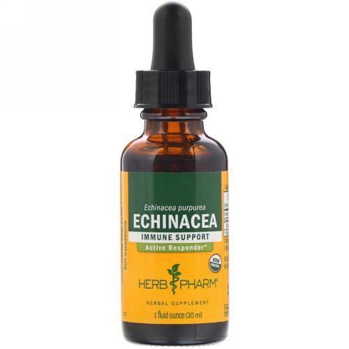 Herb Pharm, エキナセア、ホールルート、1 fl oz (30 ml) (Discontinued Item)