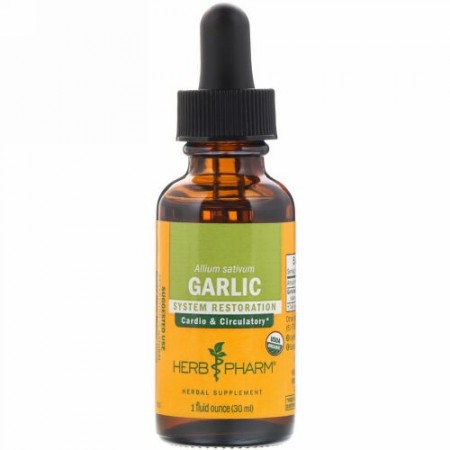 Herb Pharm, Garlic, Allium Sativum, 1 fl oz (30 ml)