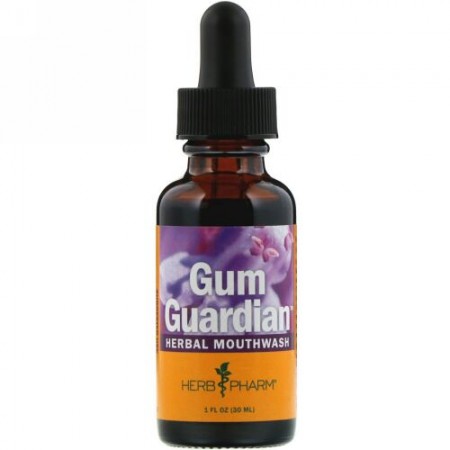 Herb Pharm, Gum Guardian, Herbal Mouthwash, 1 fl oz (30 ml) (Discontinued Item)