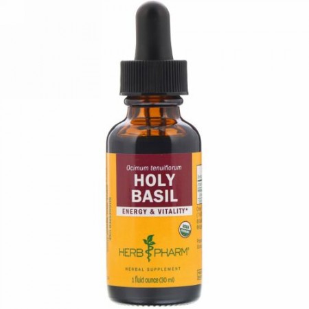Herb Pharm, ホーリーバジル、1 fl oz (29.6 ml)
