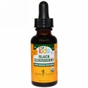 Herb Pharm, キッズ、 ブラックエルダーベリー、 アルコール不使用、 1 fl oz (30 ml)
