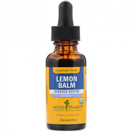 Herb Pharm, レモンバーム、ノンアルコール、1液量オンス (30 ml)