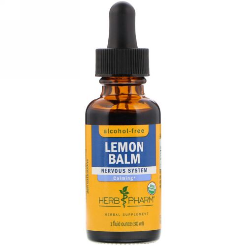 Herb Pharm, レモンバーム、ノンアルコール、1液量オンス (30 ml)
