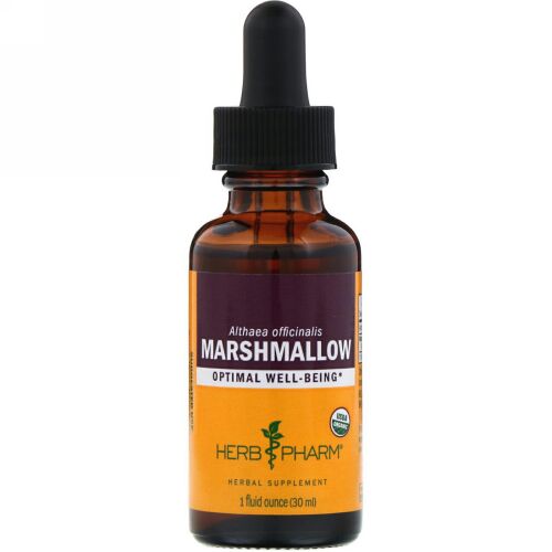 Herb Pharm, マーシュマロウ、根、1 fl oz (30 ml) (Discontinued Item)