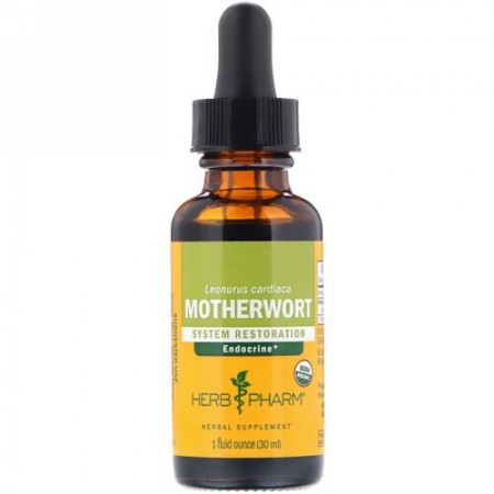 Herb Pharm, メハジキ（Motherwort）, 1液量オンス（30 ml）