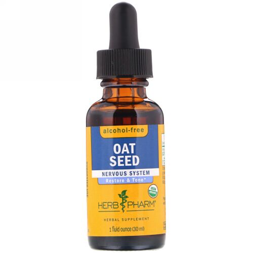 Herb Pharm, Oat Seed, Alcohol-Free, 1 fl oz (30 ml) (Discontinued Item)