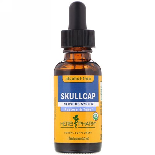 Herb Pharm, スカルキャップ, アルコールフリー, 1液量オンス（30 ml） (Discontinued Item)