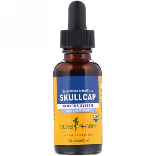 Herb Pharm, スカルキャップ、1 fl oz (30 ml) (Discontinued Item)