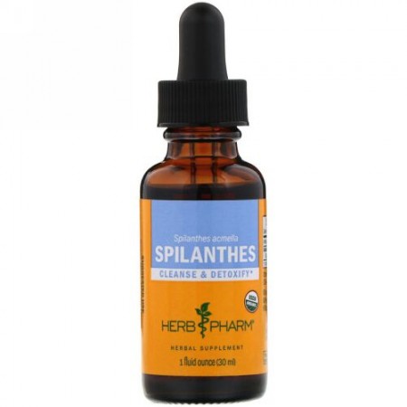 Herb Pharm, オランダセンニチ（Spilanthes）, 花まるごと, 1液量オンス（30 ml） (Discontinued Item)