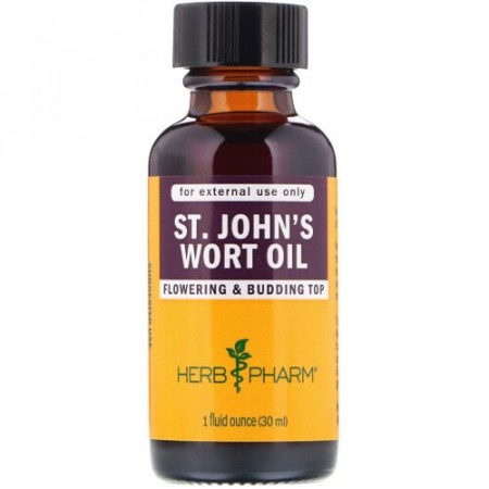 Herb Pharm, セントジョーンスワートオイル、 1液量オンス (30 ml)