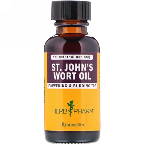 Herb Pharm, セントジョーンスワートオイル、 1液量オンス (30 ml)
