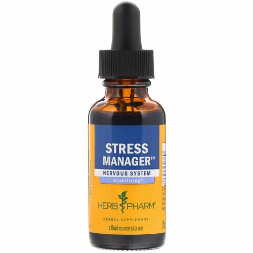 Herb Pharm, ストレスマネージャー、1 液量オンス (30 ml)