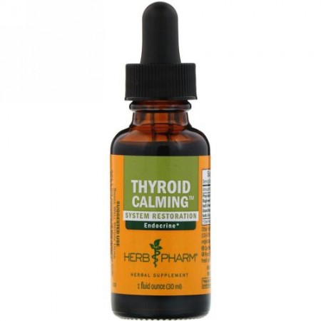 Herb Pharm, 甲状腺鎮静、30ml（1 fl oz）