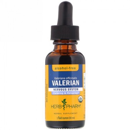 Herb Pharm, バレリアン、アルコールなし、1 fl oz (30 ml)