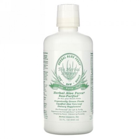 Herbal Answers, Herbal Aloe Force, Raw Purified, 32 fl oz (946 ml)