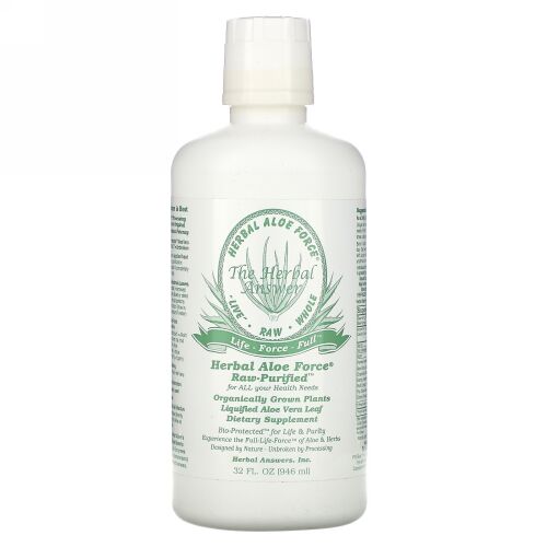 Herbal Answers, Herbal Aloe Force, Raw Purified, 32 fl oz (946 ml)