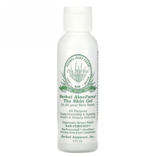Herbal Answers, Herbal Aloe Force、スキンジェル、  4 液量オンス（120ml）