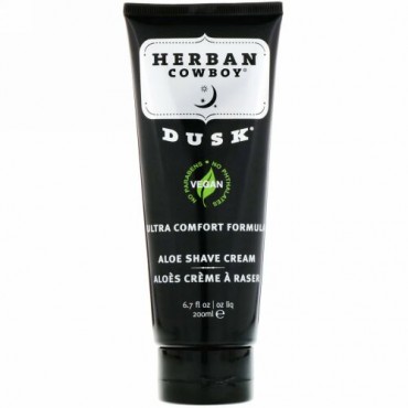 Herban Cowboy, アロエシェーブクリーム、 ダスク、 6.7 fl oz (200 ml)