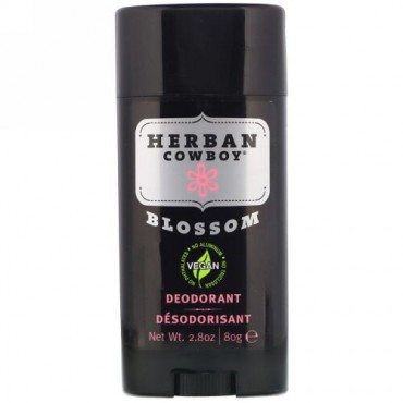 Herban Cowboy, Deodorant, Blossom, 2.8 oz (80 g)