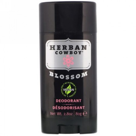 Herban Cowboy, Deodorant, Blossom, 2.8 oz (80 g)