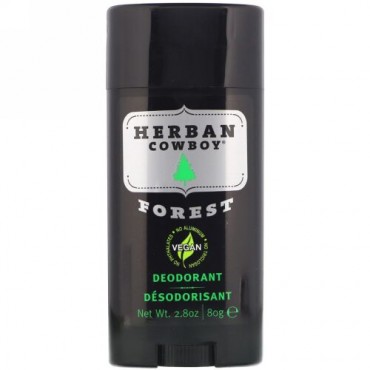 Herban Cowboy, Deodorant, Forest, 2.8 oz (80 g)