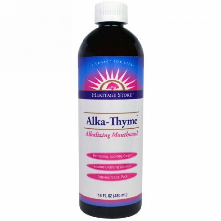 Heritage Store, アルカ-タイムマウスウォッシュ、 16液量オンス (480 ml)