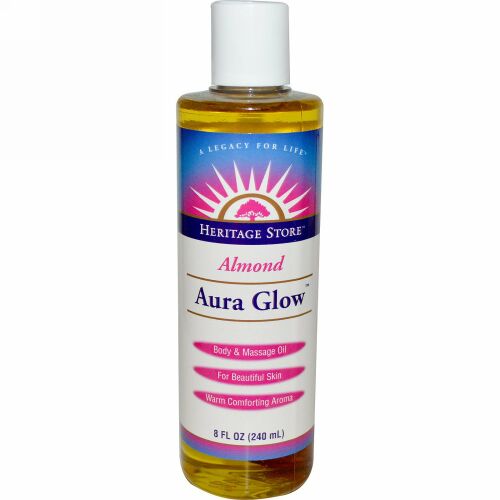 Heritage Store, オーラグロー、 アーモンド、 8 fl oz (240 ml) (Discontinued Item)