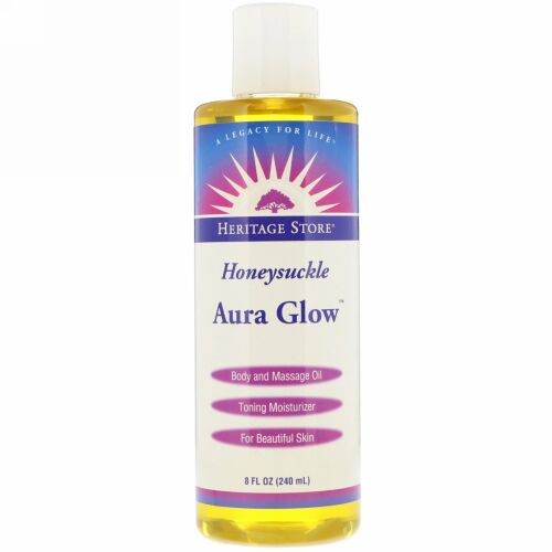 Heritage Store, オーラグロー、スイカズラ、8 fl oz (240 ml) (Discontinued Item)