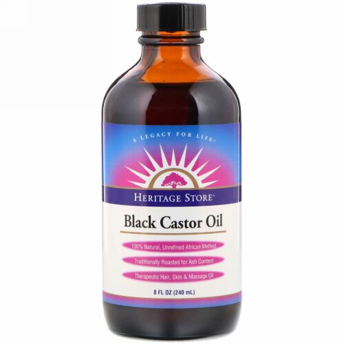 Heritage Store, ブラックキャスターオイル、240ml（8fl oz）