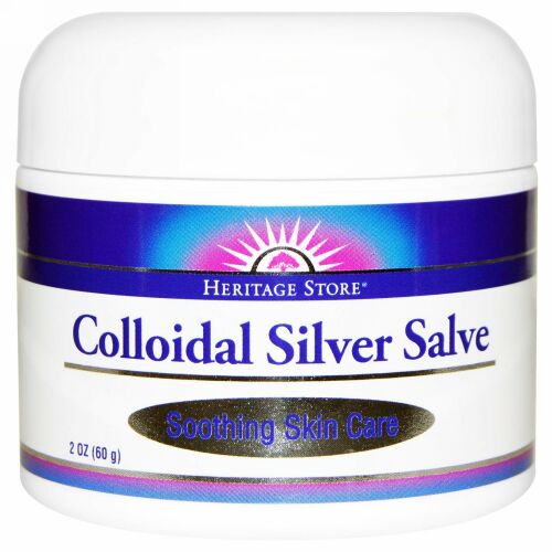 Heritage Store, コロイダル シルバー サルヴ、2 oz (60 g)