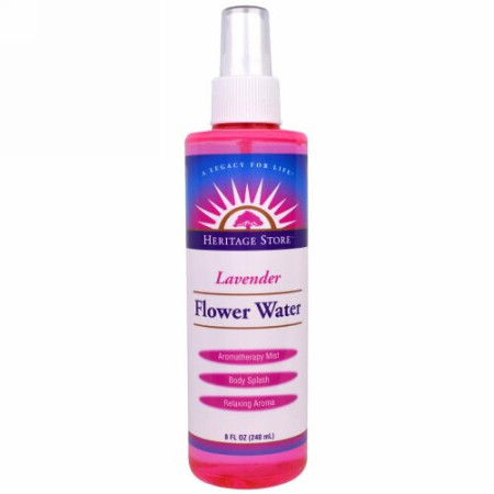 Heritage Store, フラワーウォーター, ラベンダー, 8 液量オンス (240 ml)