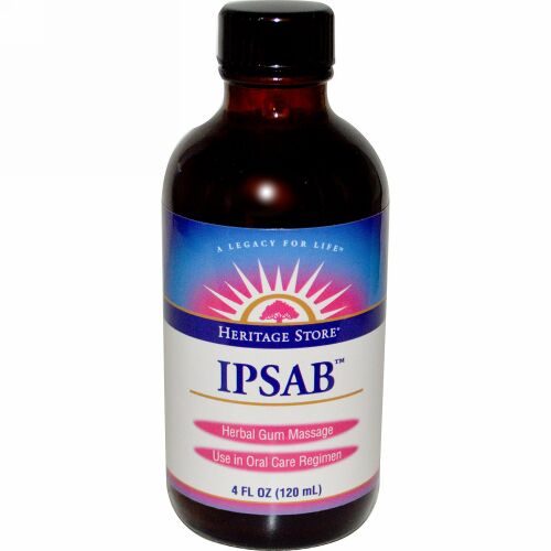 Heritage Store, IPSAB、 4 fl oz (120 ml) (Discontinued Item)
