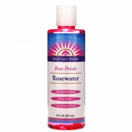 Heritage Store, Rosewater, Aromatherapy Water, Rose Petals, 8 fl oz (237 ml)