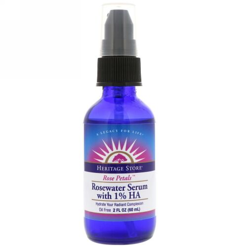 Heritage Store, HA1％配合ローズウォーター・セラム、2 fl oz (60 ml) (Discontinued Item)