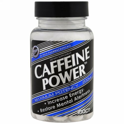 Hi Tech Pharmaceuticals, カフェインパワー、200 mg、100錠 (Discontinued Item)