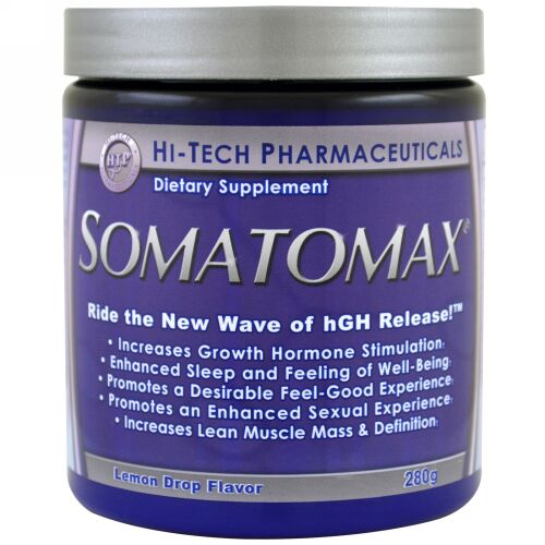 Hi Tech Pharmaceuticals, サモトマックス、hGHリリース、レモンドロップ風味、280 g (Discontinued Item)