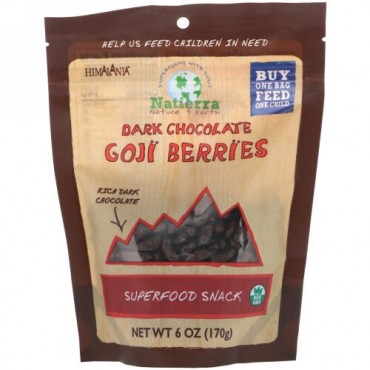 Himalania, Goji Berries, Dark Chocolate , 6 oz (170 g) (Discontinued Item)