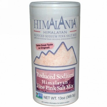 Himalania, 塩分控えめヒマラヤ・ファイン・ピンク・ソルトミックス、13オンス（368.5g） (Discontinued Item)
